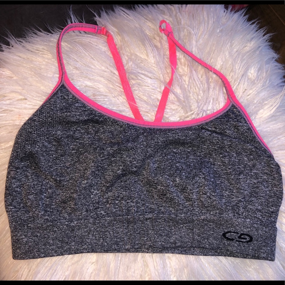 Champions Grey/Pink Sports Bra